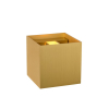 Lucide Wandlamp | 2700K | Xio | Vierkant| IP20 | Goud | 4W LLU20567 - 3