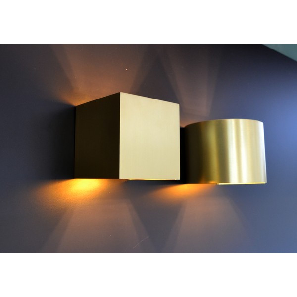Lucide Wandlamp | 2700K | Xio | Vierkant| IP20 | Goud | 4W LLU20567 - 2
