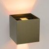 Lucide Wandlamp | 2700K | Xio | Vierkant | IP20 | Bruin| 4W LLU20568 - 1