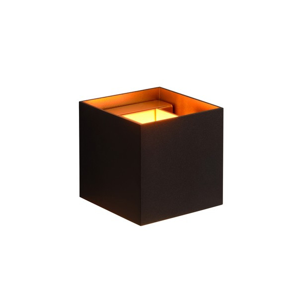 Lucide Wandlamp | 2700K | Xio | Vierkant | IP20 | Zwart | 4W LLU20570 - 5
