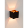 Lucide Wandlamp | 2700K | Xio | Vierkant | IP20 | Zwart | 4W LLU20570 - 1