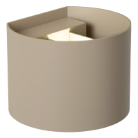 Lucide Wandlamp | Up & Down | Halfrond | Armin | IP54 | Taupe | 2200-2700-3000K | 7W LLU20017