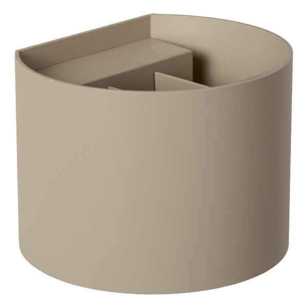 Lucide Wandlamp | Up & Down | Halfrond | Armin | IP54 | Taupe | 2200-2700-3000K | 7W LLU20017 - 2