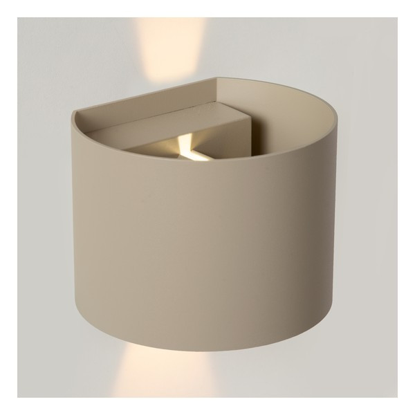 Lucide Wandlamp | Up & Down | Halfrond | Armin | IP54 | Taupe | 2200-2700-3000K | 7W LLU20017 - 5