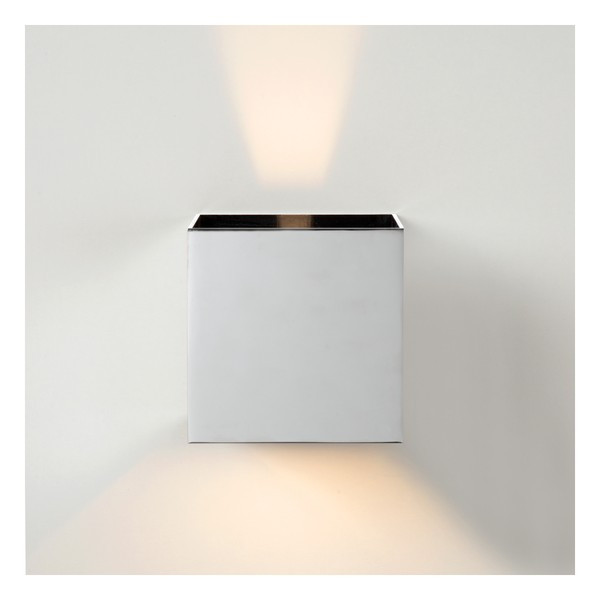 Lucide Wandlamp | Up & Down | Vierkant | Armin | IP54 | Chroom | 2200-2700-3000K | 7W LLU20016 - 2