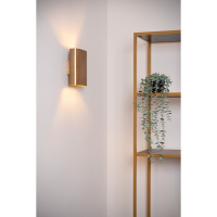 Lucide Wandlamp 2x E14 | Ovalis | IP20 | Messing LLU20310