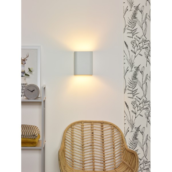 Lucide Wandlamp 2x E14 | Ovalis | IP20 | Wit LLU20311 - 2