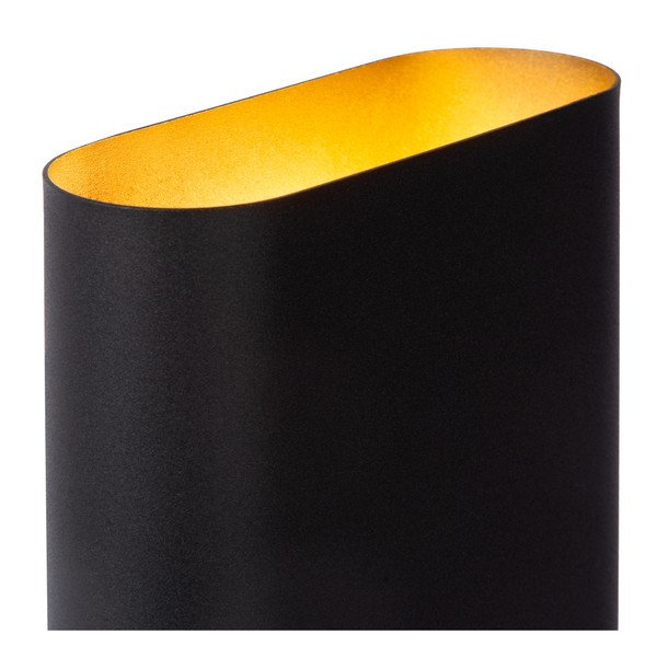 Lucide Wandlamp 2x E14 | Ovalis | IP20 | Zwart/Goud LLU20313 - 6