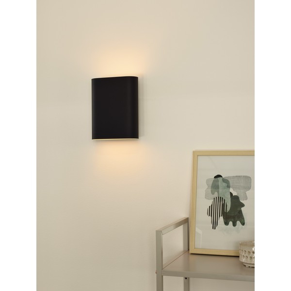 Lucide Wandlamp 2x E14 | Ovalis | IP20 | Zwart LLU20312 - 2