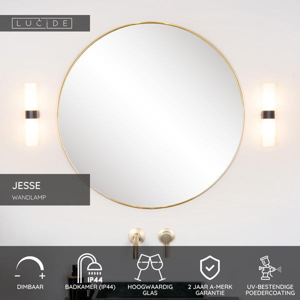 Lucide Wandlamp 2x G9 | Jesse | IP44 | Opaal LLU20200 - 6