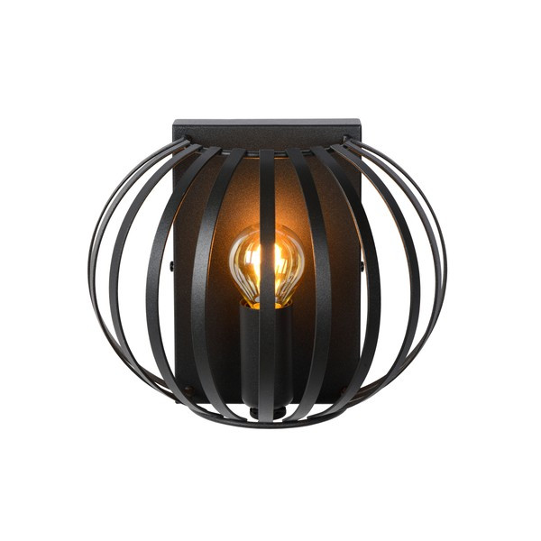 Lucide Wandlamp E14 | Manuela | Halfrond | IP20 | Zwart LLU20254 - 2