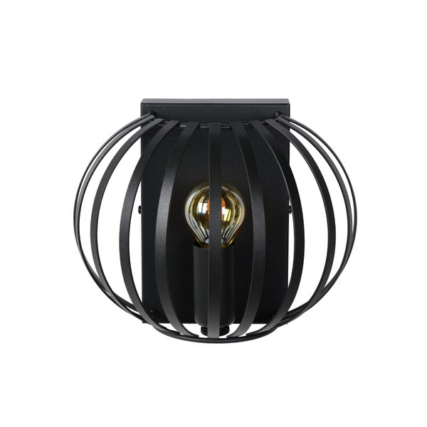 Lucide Wandlamp E14 | Manuela | Halfrond | IP20 | Zwart LLU20254 - 3
