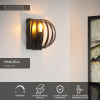 Lucide Wandlamp E14 | Manuela | Halfrond | IP20 | Zwart LLU20254 - 5