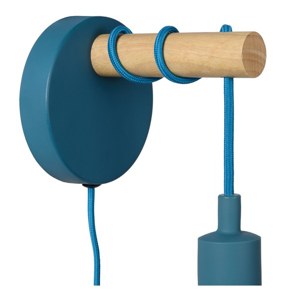 Lucide Wandlamp E27 | Pola | IP20 | Blauw | Ø 12 cm LLU20329 - 4