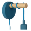 Lucide Wandlamp E27 | Pola | IP20 | Blauw | Ø 12 cm LLU20329 - 4