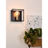 Lucide Wandlamp E27 | Ruben | Vierkant | IP20 | Zwart | 22 cm LLU20357 - 1