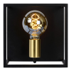 Lucide Wandlamp E27 | Ruben | Vierkant | IP20 | Zwart | 22 cm LLU20357 - 4
