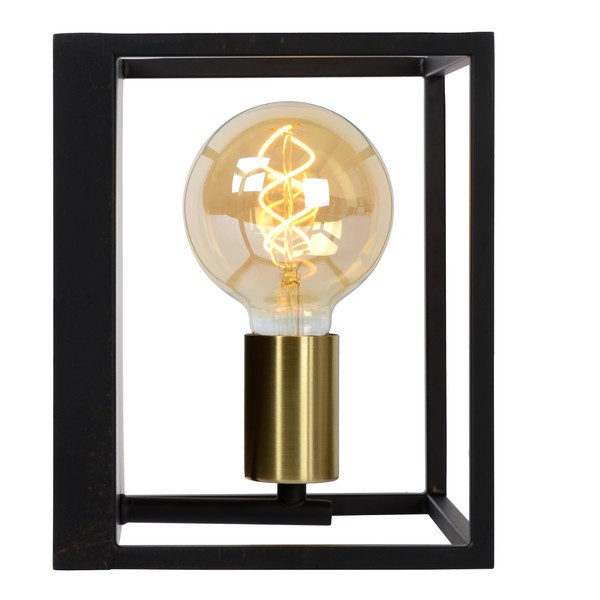 Lucide Wandlamp E27 | Ruben | Vierkant | IP20 | Zwart | 22 cm LLU20357 - 5