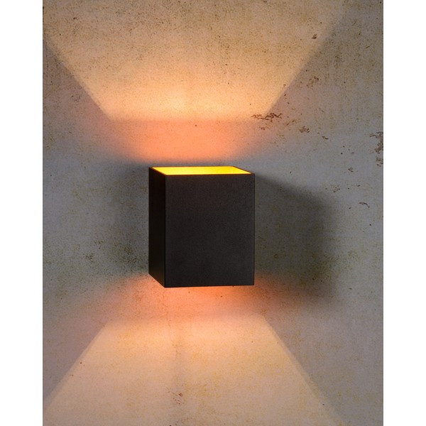 Lucide Wandlamp G9 | Vierkant | Xera | IP20 | Zwart LLU20558 - 1
