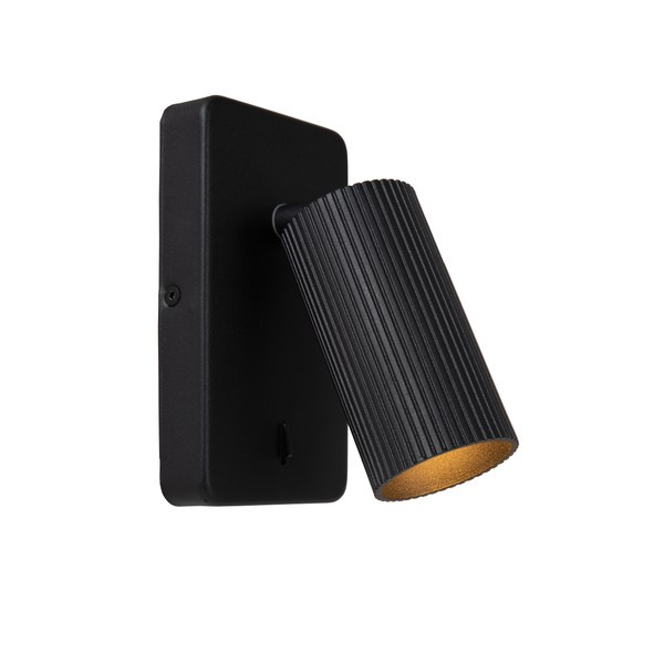 Lucide Wandlamp GU10 | Clubs | IP20 | Zwart LLU20071 - 2