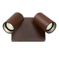Lucide Wandlamp buiten | Emeric | 2200-2700-3000K | IP54 | Roest bruin | 19W LLU20113