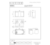Lucide Wandlamp buiten | Emeric | 2200-2700-3000K | IP54 | Roest bruin | 19W LLU20113 - 4