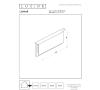 Lucide Wandlamp buiten | Lomar | 2700K | IP54 | Roest bruin | 10W LLU20245 - 3