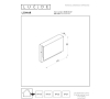 Lucide Wandlamp buiten | Lomar | 2700K | IP54 | Roest bruin | 6W LLU20246 - 4