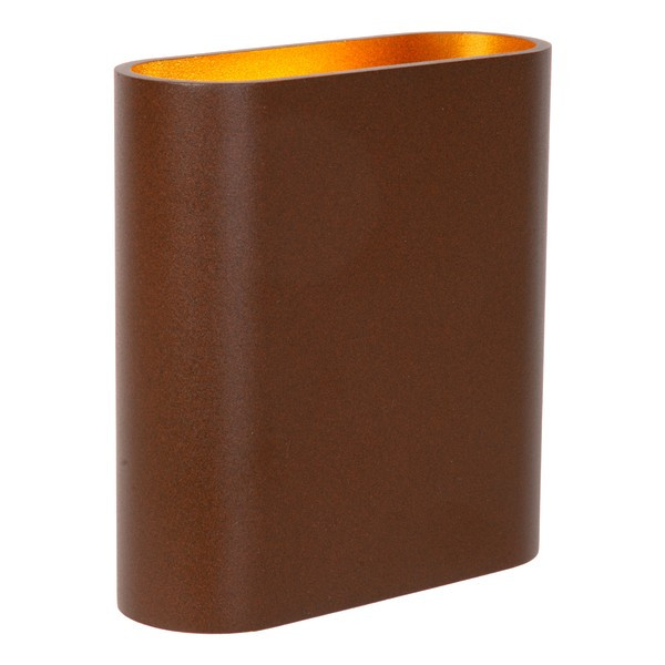 Lucide Wandlamp buiten | Up & Down | Atila | 2700K | IP54 | Roest bruin | 10W LLU20019 - 1