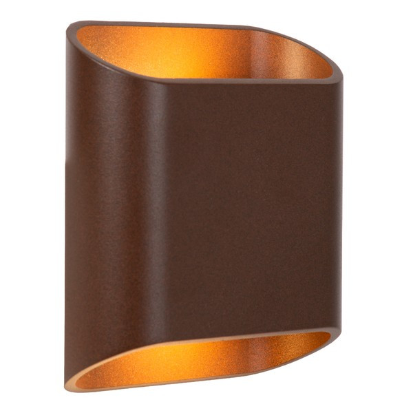 Lucide Wandlamp buiten | Up & Down | Atila | 2700K | IP65 | Roest bruin | 10W LLU20020 - 1