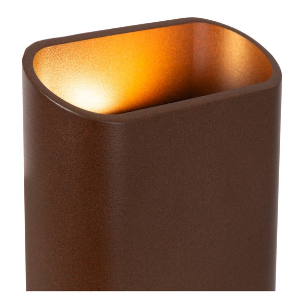 Lucide Wandlamp buiten | Up & Down | Atila | 2700K | IP65 | Roest bruin | 10W LLU20020 - 3
