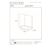 Lucide Wandlamp buiten | Up & Down | Atila | 2700K | IP65 | Zwart | 10W LLU20021 - 5