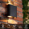 Lucide Wandlamp buiten | Up & Down | Atila | 2700K | IP65 | Zwart | 10W LLU20022 - 4