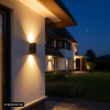 Lucide Wandlamp buiten | Up & Down | York | 2700K | IP54 | Roest bruin | 4.8W LLU20579 - 5