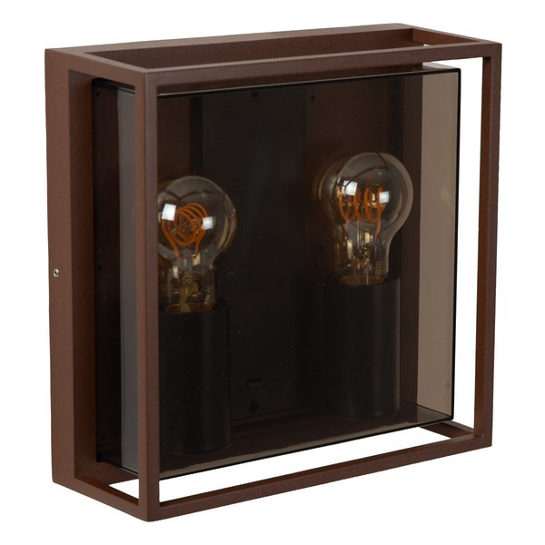 Lucide Wandlamp buiten 2x E27 | Cozette | IP65 | Roest bruin LLU20092 - 2