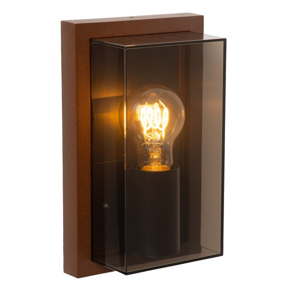 Lucide Wandlamp buiten E27 | Cozette | IP65 | Roest bruin LLU20091 - 1