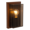 Lucide Wandlamp buiten E27 | Cozette | IP65 | Roest bruin LLU20091 - 1