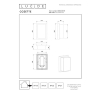 Lucide Wandlamp buiten E27 | Cozette | IP65 | Roest bruin LLU20091 - 5