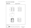Lucide Wandlamp buiten GU10 | Angelina | IP65 | Taupe LLU20010 - 4
