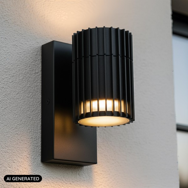 Lucide Wandlamp buiten GU10 | Timbala | IP44 | Zwart LLU20429 - 4
