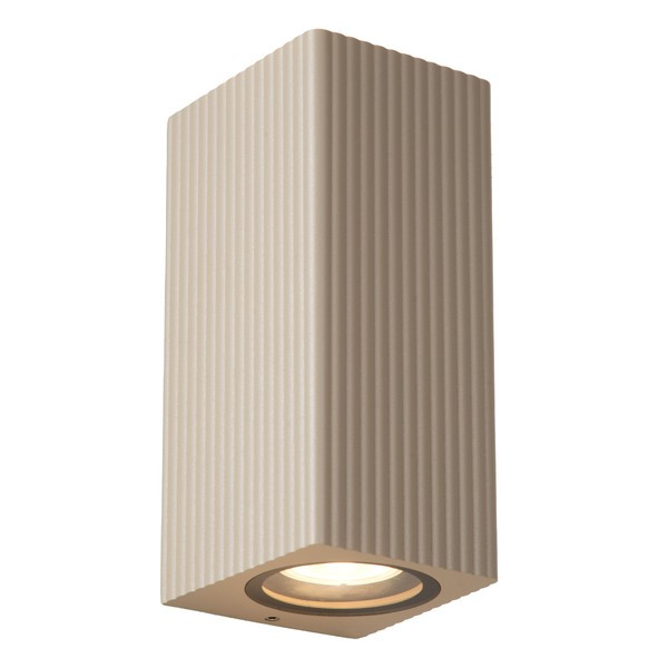 Lucide Wandlamp buiten GU10 | Up & Down | Angelina | IP65 | Taupe LLU20011 - 1