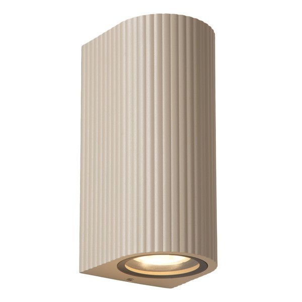 Lucide Wandlamp buiten GU10 | Up & Down | Angelina | IP65 | Taupe LLU20012 - 1
