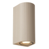 Lucide Wandlamp buiten GU10 | Up & Down | Angelina | IP65 | Taupe LLU20012 - 1