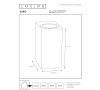 Lucide Wandlamp buiten GU10 | Up & Down | Zaro | IP65 | Zwart LLU20590 - 5