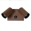 Lucide Wandlamp buiten op sensor | Emeric | 2200-2700-3000K | IP54 | Bewegingssensor | Roest bruin | 20W LLU20112 - 2