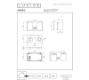 Lucide Wandlamp buiten op sensor | Emeric | 2200-2700-3000K | IP54 | Bewegingssensor | Roest bruin | 20W LLU20112 - 4
