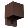 Lucide Wandlamp buiten op sensor | Tadzio | 2700-3300-4000K | IP65 | Bewegingssensor | Roest bruin | 7W LLU20408 - 2
