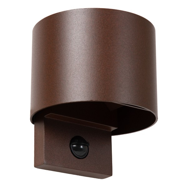 Lucide Wandlamp buiten op sensor | Tadzio | 2700-3300-4000K | IP65 | Bewegingssensor | Roest bruin | 7W LLU20409 - 2