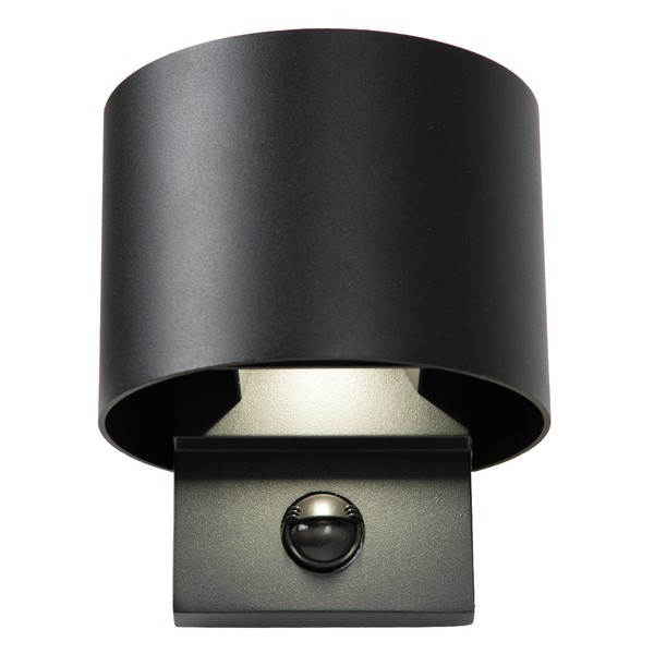 Lucide Wandlamp buiten op sensor | Tadzio | 2700-3300-4000K | IP65 | Bewegingssensor | Zwart | 7W LLU20411 - 3