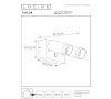 Lucide Wandlamp buiten op sensor 2x GU10 | Taylor | IP54 | Bewegingssensor | Zwart LLU20425 - 5